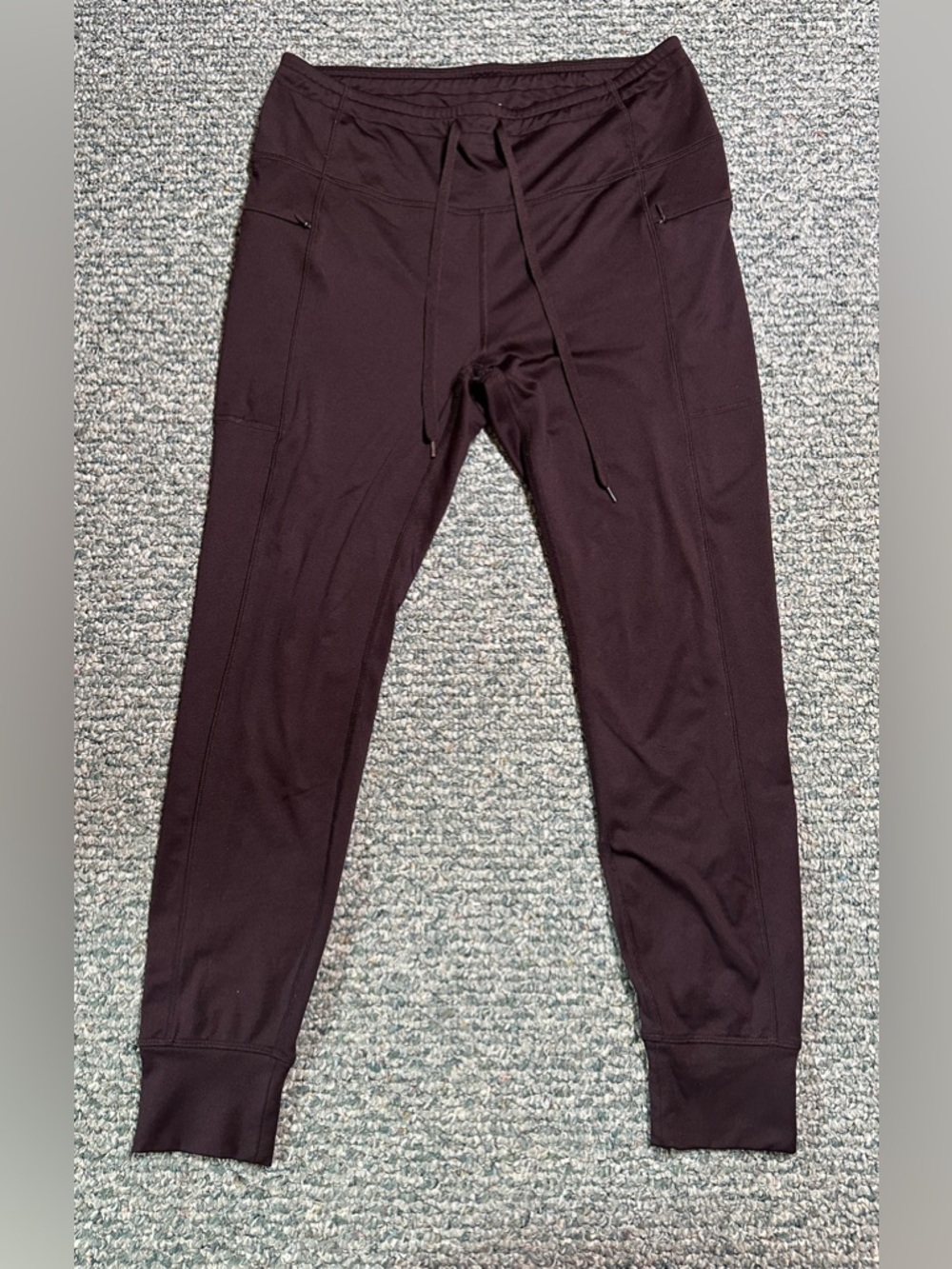Women’s Plum Purple Athletic Workout Gym Jogger Pants - Stretch Comfort